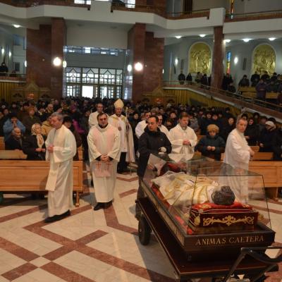26 martie: Bacău "Sfântul Nicolae": Vizita din partea relicvelor sfântului Ioan Bosco