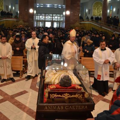 26 martie: Bacău "Sfântul Nicolae": Vizita din partea relicvelor sfântului Ioan Bosco
