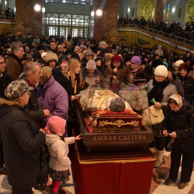 26 martie: Bacău "Sfântul Nicolae": Vizita din partea relicvelor sfântului Ioan Bosco