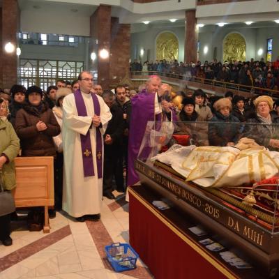26 martie: Bacău "Sfântul Nicolae": Vizita din partea relicvelor sfântului Ioan Bosco
