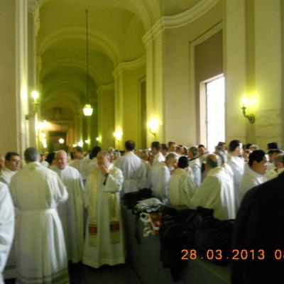 28 martie: Vatican: Liturghia Crismei împreună cu papa Francisc