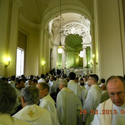 28 martie: Vatican: Liturghia Crismei împreună cu papa Francisc