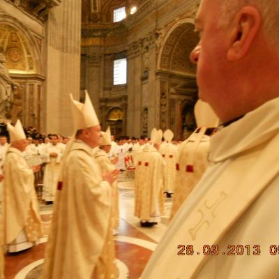 28 martie: Vatican: Liturghia Crismei împreună cu papa Francisc