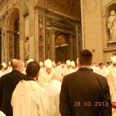 28 martie: Vatican: Liturghia Crismei împreună cu papa Francisc