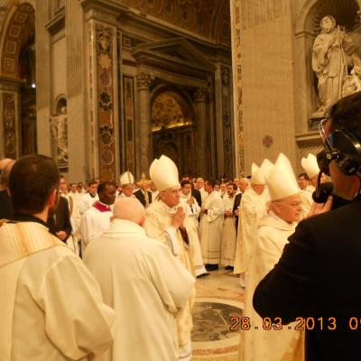 28 martie: Vatican: Liturghia Crismei împreună cu papa Francisc
