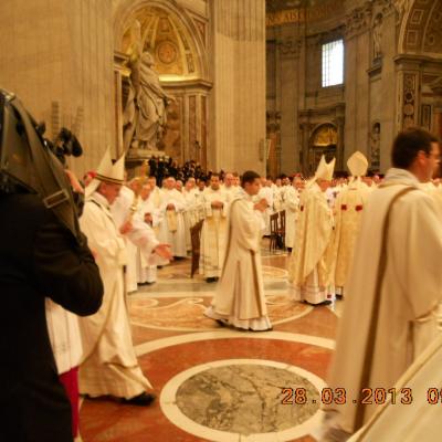 28 martie: Vatican: Liturghia Crismei împreună cu papa Francisc