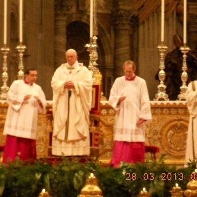 28 martie: Vatican: Liturghia Crismei împreună cu papa Francisc