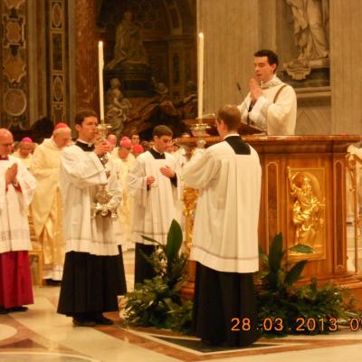 28 martie: Vatican: Liturghia Crismei împreună cu papa Francisc