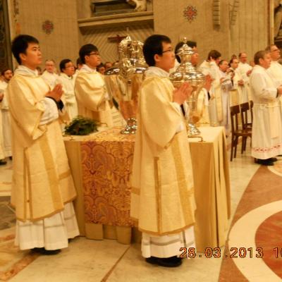 28 martie: Vatican: Liturghia Crismei împreună cu papa Francisc