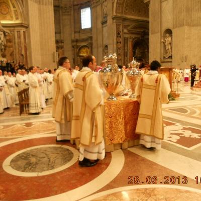 28 martie: Vatican: Liturghia Crismei împreună cu papa Francisc