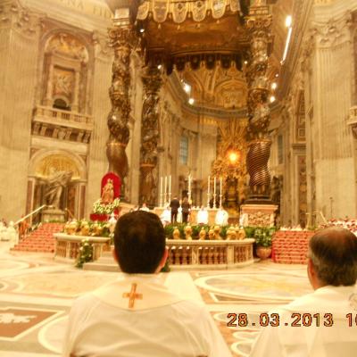 28 martie: Vatican: Liturghia Crismei împreună cu papa Francisc