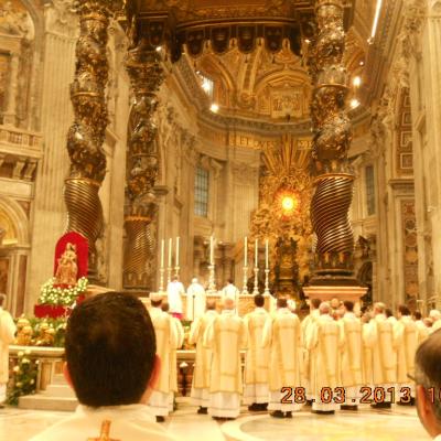 28 martie: Vatican: Liturghia Crismei împreună cu papa Francisc