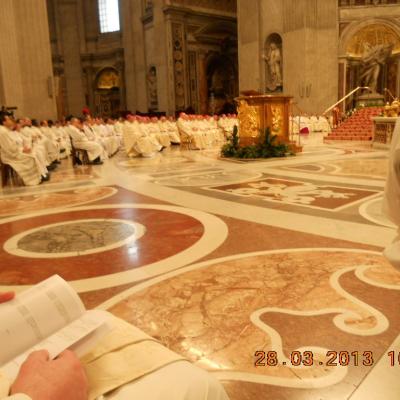 28 martie: Vatican: Liturghia Crismei împreună cu papa Francisc