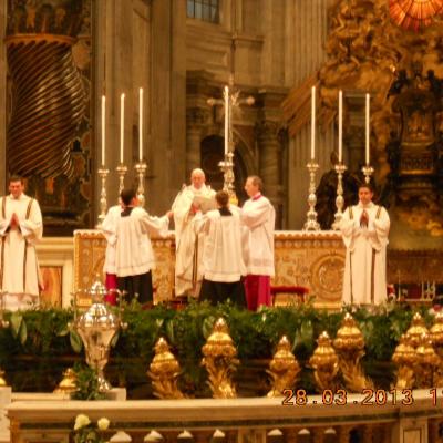 28 martie: Vatican: Liturghia Crismei împreună cu papa Francisc