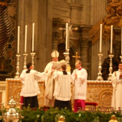 28 martie: Vatican: Liturghia Crismei împreună cu papa Francisc