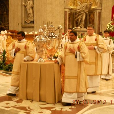 28 martie: Vatican: Liturghia Crismei împreună cu papa Francisc