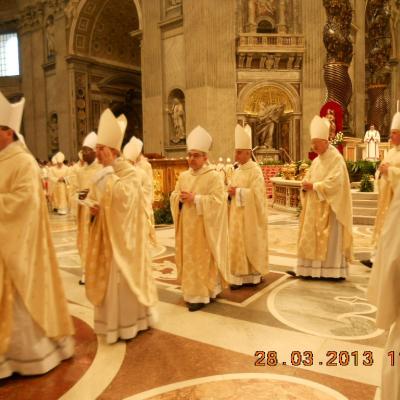 28 martie: Vatican: Liturghia Crismei împreună cu papa Francisc