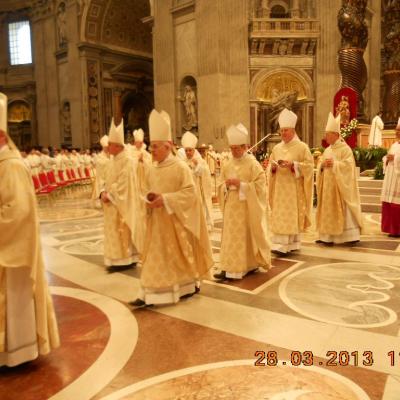 28 martie: Vatican: Liturghia Crismei împreună cu papa Francisc