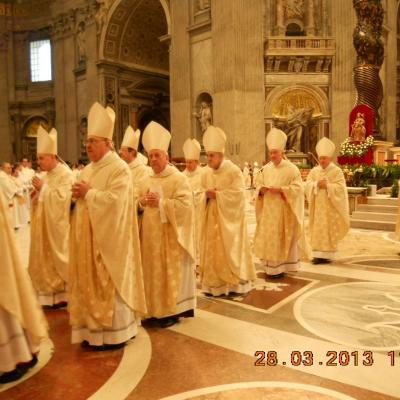28 martie: Vatican: Liturghia Crismei împreună cu papa Francisc