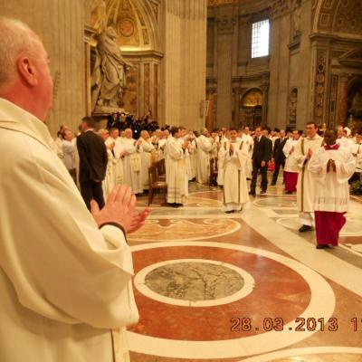 28 martie: Vatican: Liturghia Crismei împreună cu papa Francisc