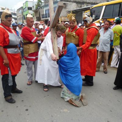 29 martie: Ecuador (Santa Lucia): Calea Crucii în Vinerea Mare