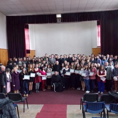 6 aprilie: Roman: Olimpiada Naţională de Religie - limba română, cultele romano-catolic şi greco-catolic. Ziua a IV-a