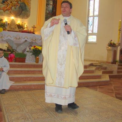7 aprilie: Horgeşti: Vizita părintelui misionar Bartolomeu Blaj