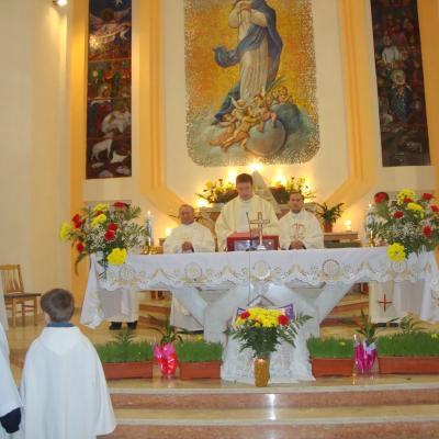 7 aprilie: Horgeşti: Vizita părintelui misionar Bartolomeu Blaj