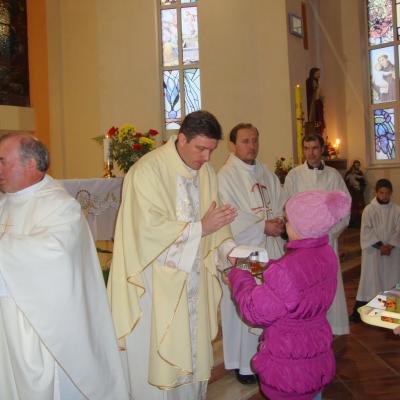 7 aprilie: Horgeşti: Vizita părintelui misionar Bartolomeu Blaj