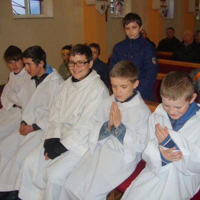7 aprilie: Horgeşti: Vizita părintelui misionar Bartolomeu Blaj