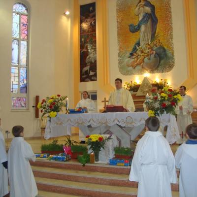 7 aprilie: Horgeşti: Vizita părintelui misionar Bartolomeu Blaj