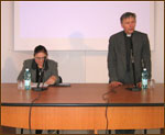 Lucia Hossu-Longhin si pr. Tadeusz Rostworowski