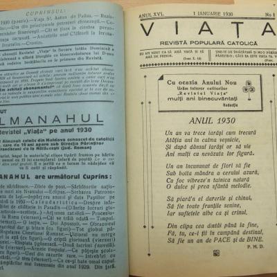 14 aprilie: Centenarul revistei "Viaţa"