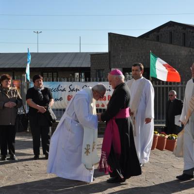 14 aprilie: Cesano: Vizita pastorală a ep. Gino Reali în comunitatea catolică românească