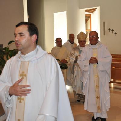 14 aprilie: Cesano: Vizita pastorală a ep. Gino Reali în comunitatea catolică românească