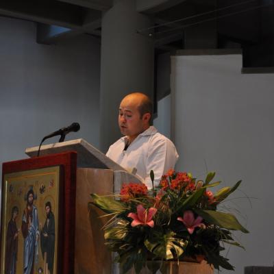 14 aprilie: Cesano: Vizita pastorală a ep. Gino Reali în comunitatea catolică românească