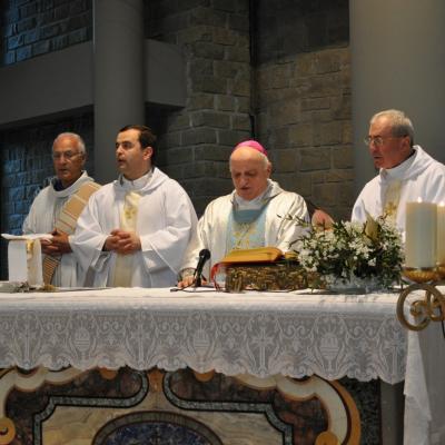 14 aprilie: Cesano: Vizita pastorală a ep. Gino Reali în comunitatea catolică românească