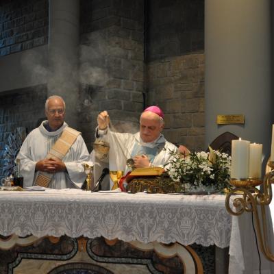 14 aprilie: Cesano: Vizita pastorală a ep. Gino Reali în comunitatea catolică românească