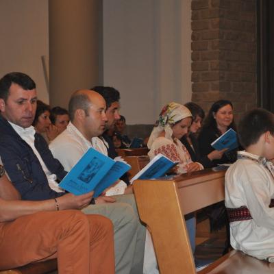 14 aprilie: Cesano: Vizita pastorală a ep. Gino Reali în comunitatea catolică românească