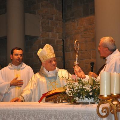 14 aprilie: Cesano: Vizita pastorală a ep. Gino Reali în comunitatea catolică românească