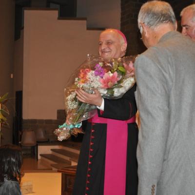 14 aprilie: Cesano: Vizita pastorală a ep. Gino Reali în comunitatea catolică românească