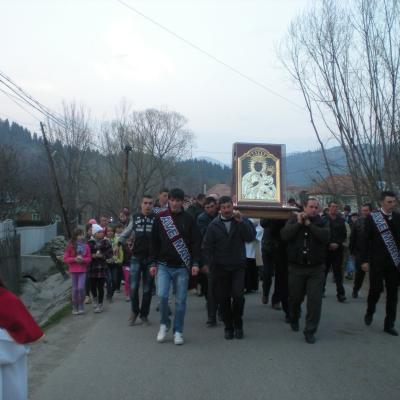 18-21 aprilie: Ciugheş: Pelerinajul Icoanei Maicii Domnului de la Cacica