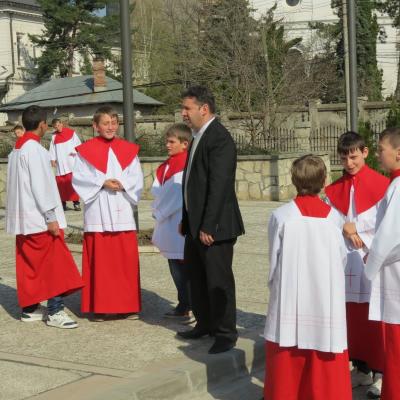 20 aprilie: Iaşi: Întâlnirea copiilor şi adolescenţilor ministranţi din Dieceza de Iaşi