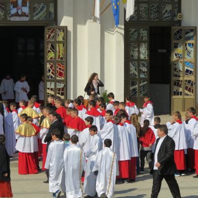 20 aprilie: Iaşi: Întâlnirea copiilor şi adolescenţilor ministranţi din Dieceza de Iaşi