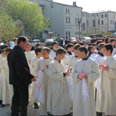 20 aprilie: Iaşi: Întâlnirea copiilor şi adolescenţilor ministranţi din Dieceza de Iaşi