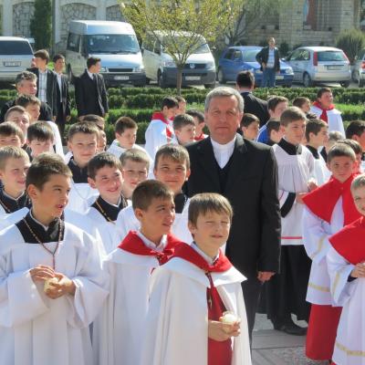 20 aprilie: Iaşi: Întâlnirea copiilor şi adolescenţilor ministranţi din Dieceza de Iaşi
