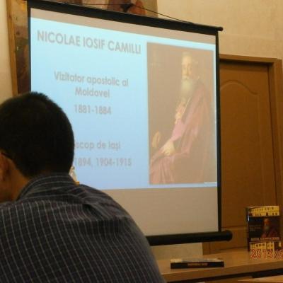 25 aprilie: Iaşi: Masă rotundă cu prezentarea volumului de documente "Acta camilliana"
