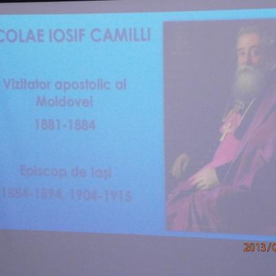25 aprilie: Iaşi: Masă rotundă cu prezentarea volumului de documente "Acta camilliana"