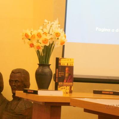 25 aprilie: Iaşi: Masă rotundă cu prezentarea volumului de documente "Acta camilliana"
