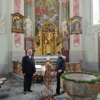 27 aprilie - 2 mai: Austria: Vizită pastorală a PS Aurel Percă şi conferirea Mirului în Parohia Odbach